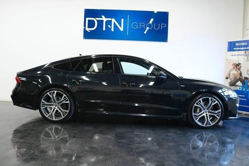 Svart Begagnad 2019 Audi A7 Sportback S-Line Halvkombi | 394 000 kr (Marknadspris) - Bild 1/4