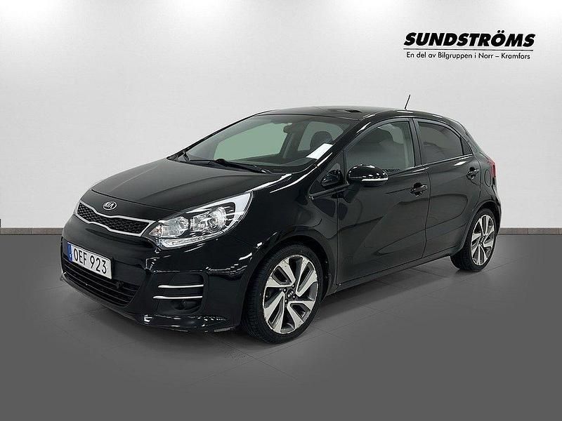 Svart Begagnad 2016 Kia Rio Halvkombi | 99 900 kr (Marknadspris) - Bild 1/4
