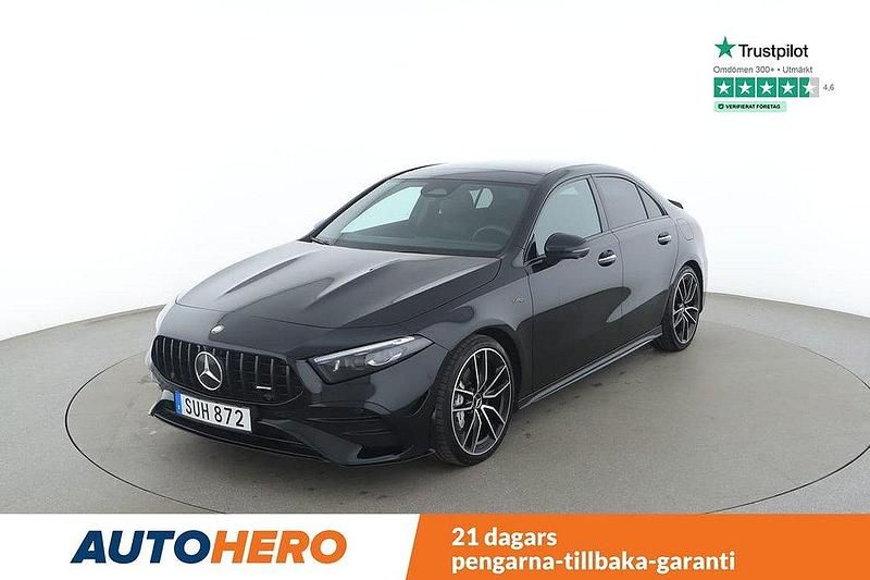 Svart Begagnad 2023 Mercedes A35 AMG AMG Sedan | 499 000 kr (Lite dyr) - Bild 1/4