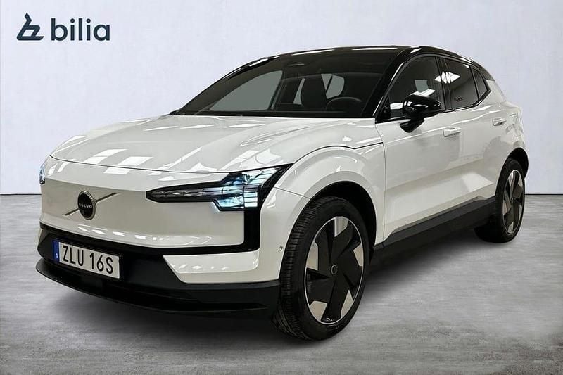 Vit Begagnad 2024 Volvo EX30 Single Motor Extended Range SUV | 364 900 kr (Marknadspris) - Bild 1/3
