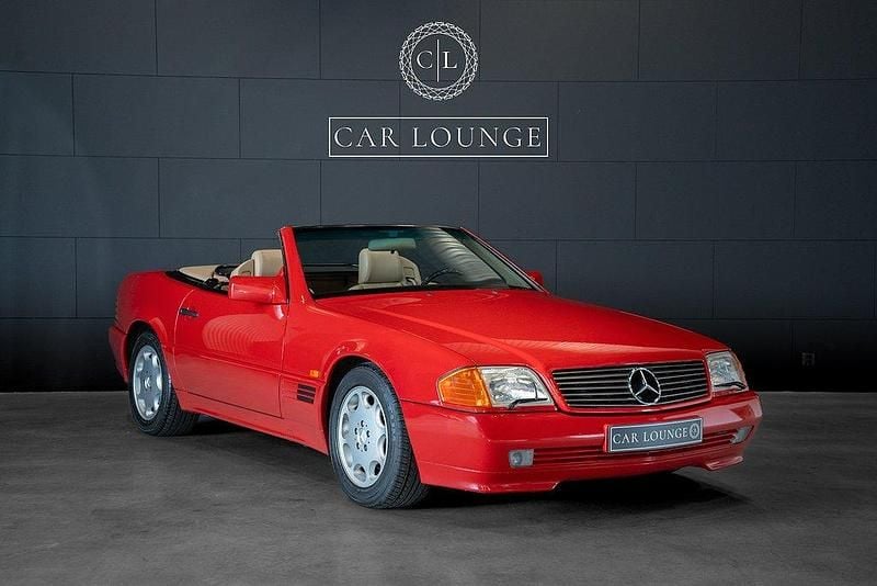 Röd Begagnad 1992 Mercedes SL500 Cab | 329 000 kr - Bild 1/4