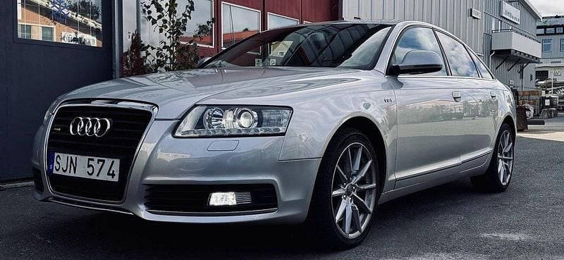 Silver Begagnad 2009 Audi A6 Business Sedan | 95 000 kr (Lite dyr) - Bild 1/4
