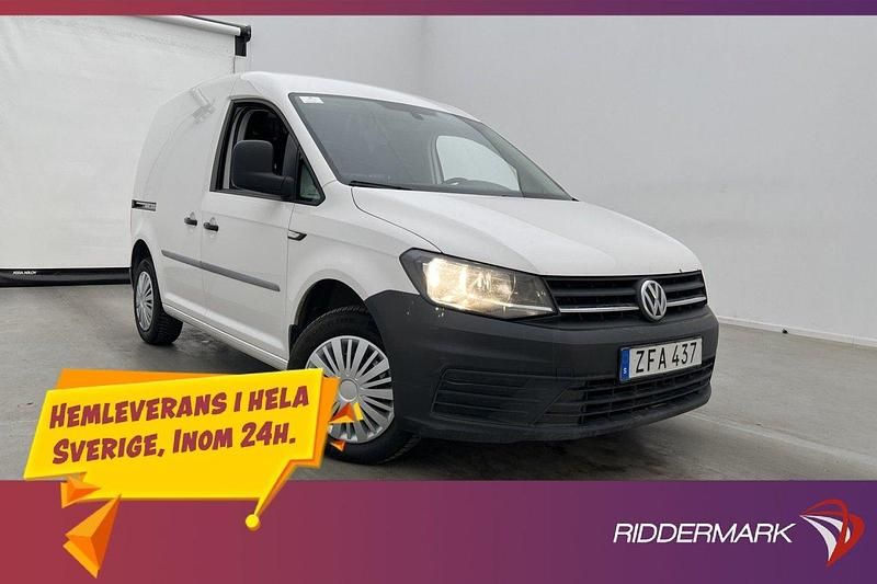 Vit Begagnad 2018 VW Caddy Minibuss | 109 800 kr (Marknadspris) - Bild 1/3