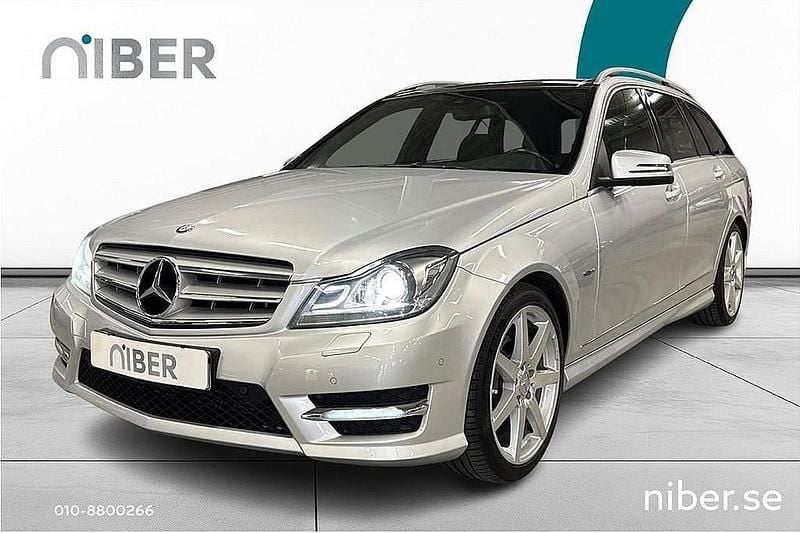 Silver Begagnad 2011 Mercedes C180 AMG Kombi | 134 900 kr (Lite dyr) - Bild 1/4