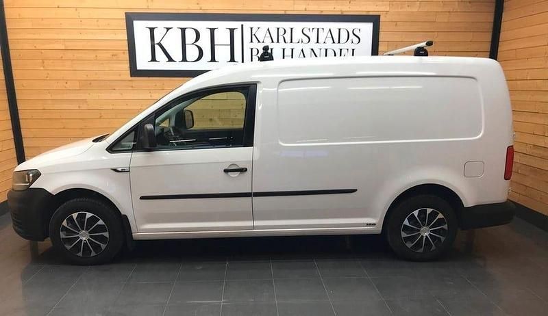Vit Begagnad 2017 VW Caddy Maxi Minibuss | 64 900 kr - Bild 1/4