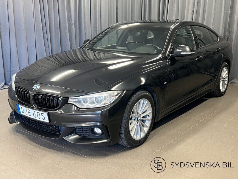 Svart Begagnad 2015 BMW 418 Gran Coupé M Sport Sportkupé | 158 900 kr - Bild 1/4