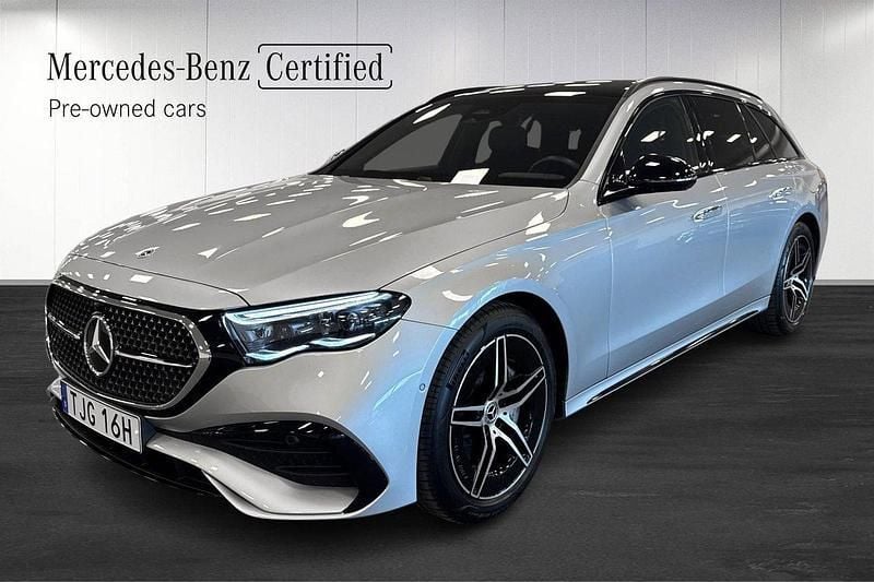 Silver Begagnad 2024 Mercedes E300 AMG Kombi | 739 000 kr (Dyr) - Bild 1/4