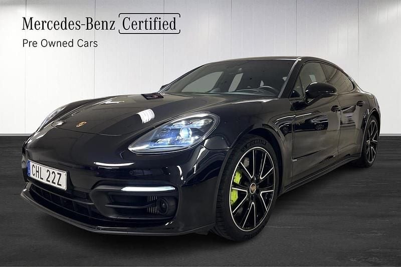 Svart Begagnad 2021 Porsche Panamera 4S Sedan | 989 000 kr (Marknadspris) - Bild 1/4