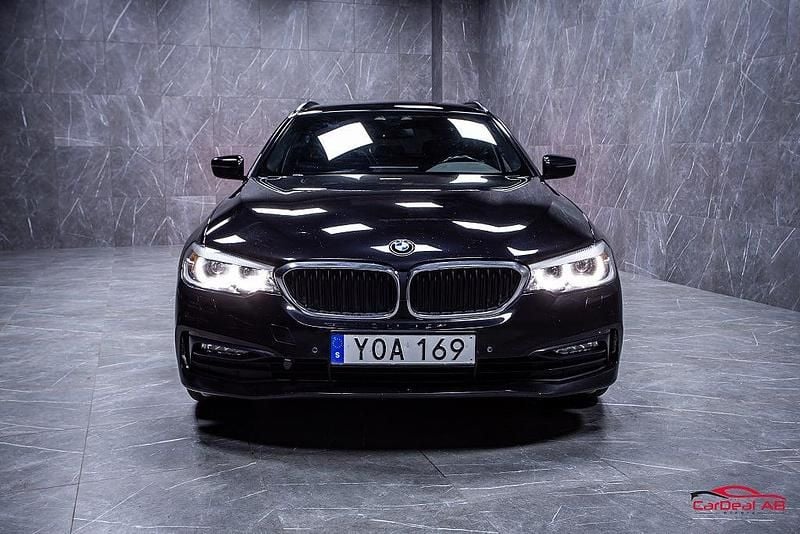 Begagnad BMW 520 Sport Line 190 HK (139 kW) 2017 Svart Kombi