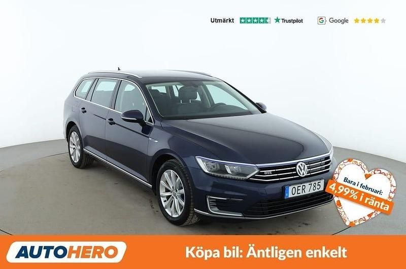 Begagnad VW Passat GTE 220 HK (161 kW) 2016 Blå Kombi