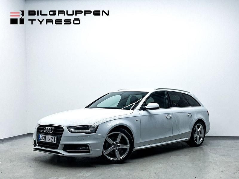 Vit Begagnad 2014 Audi A4 S-Line Kombi | 129 900 kr (Marknadspris) - Bild 1/4