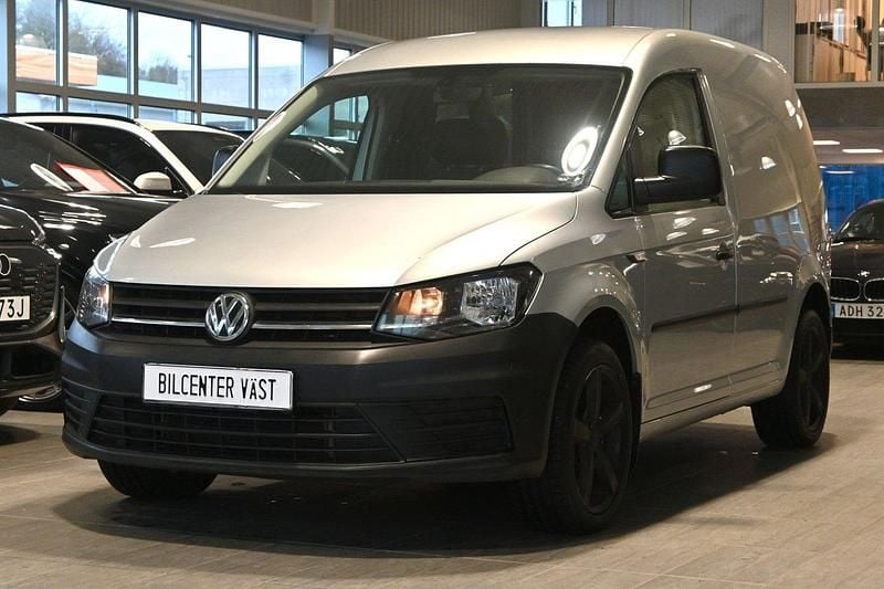 Silver (reflexsilver metallic) Begagnad 2016 VW Caddy Minibuss | 99 000 kr (Marknadspris) - Bild 1/4