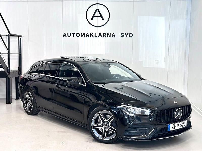 Begagnad Mercedes CLA200 Shooting Brake AMG 164 HK (120 kW) 2021 Svart Kombi
