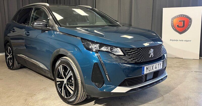 Blå Begagnad 2022 Peugeot 3008 GTi SUV | 259 900 kr (Marknadspris) - Bild 1/4