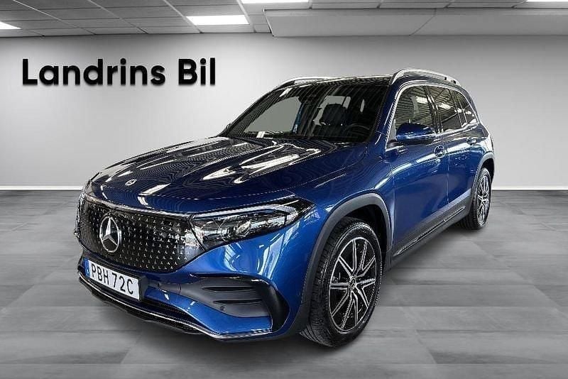 Blå Begagnad 2024 Mercedes EQB250+ Advanced SUV | 509 900 kr (Superpris) - Bild 1/4