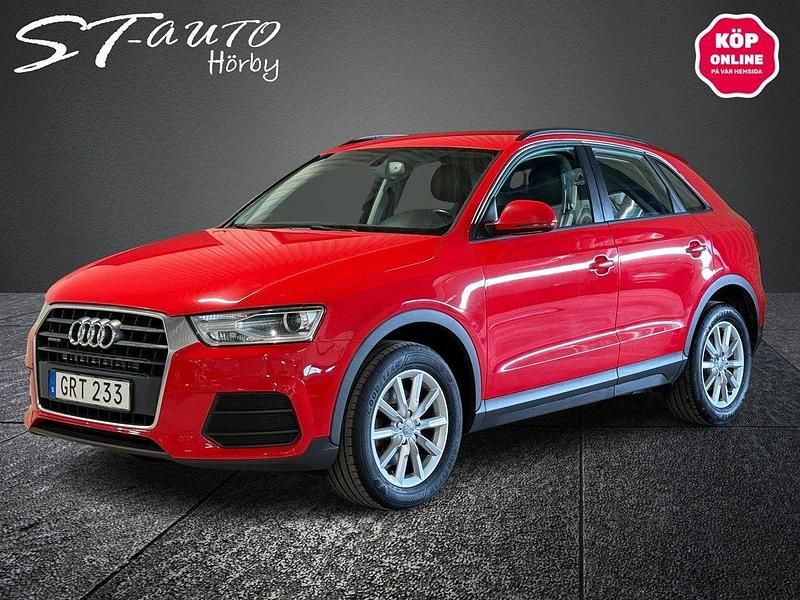Röd Begagnad 2015 Audi Q3 SUV | 159 900 kr (Marknadspris) - Bild 1/4