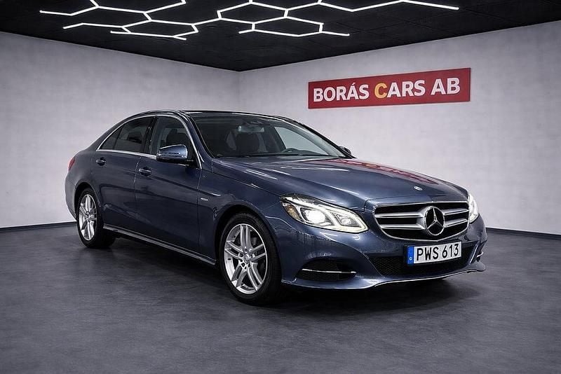 Blå Begagnad 2014 Mercedes E250 Avantgarde Sedan | 199 900 kr (Bra pris) - Bild 1/4