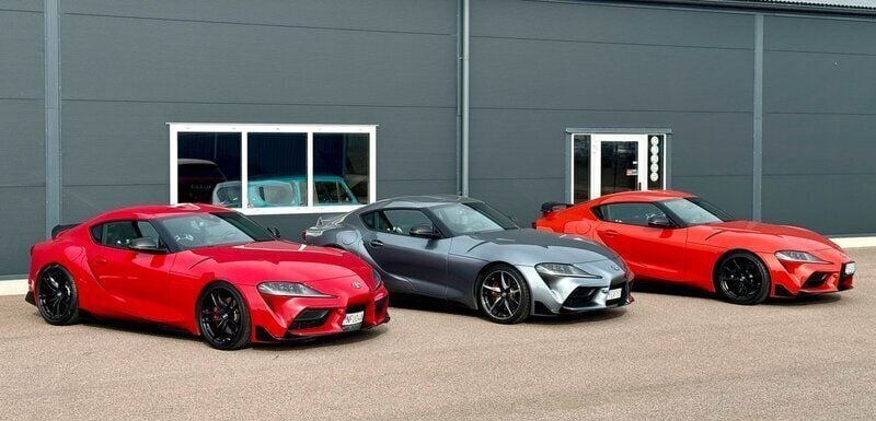 Röd Begagnad 2020 Toyota Supra Premium Sportkupé | 624 900 kr - Bild 1/4