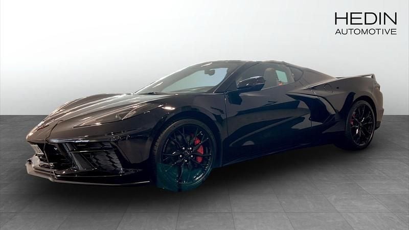 Svart (black) Ny 2024 Chevrolet Corvette Sportkupé | 1 389 000 kr (Marknadspris) - Bild 1/4