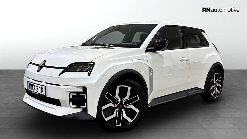 Vit Begagnad 2025 Renault 5 E-Tech Techno Halvkombi | 348 900 kr (Marknadspris) - Bild 1/4