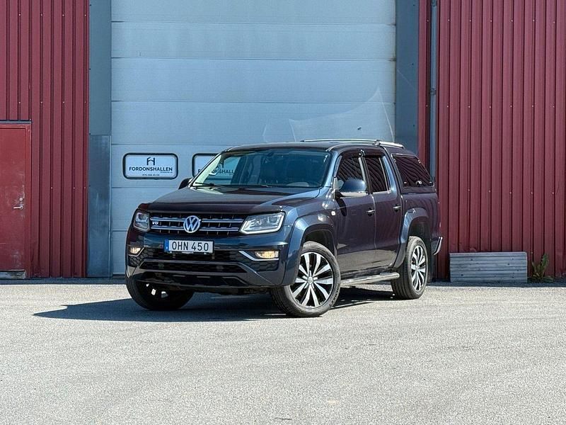 Blå Begagnad 2017 VW Amarok Aventura Pickup | 319 900 kr (Lite dyr) - Bild 1/4