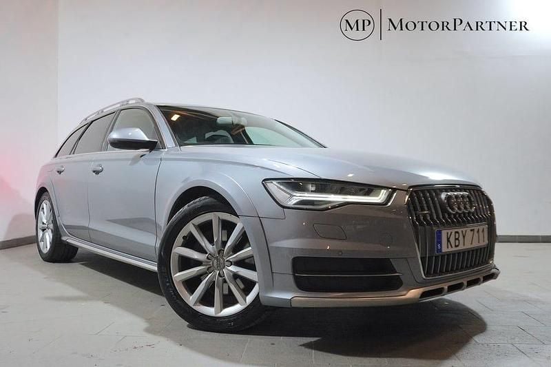 Grå Begagnad 2018 Audi A6 Allroad Kombi | 259 900 kr (Marknadspris) - Bild 1/4