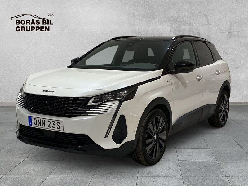 Vit Begagnad 2023 Peugeot 3008 GT SUV | 269 000 kr (Marknadspris) - Bild 1/4