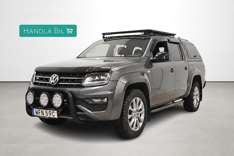 Grå Begagnad 2019 VW Amarok Pickup | 569 900 kr - Bild 1/4