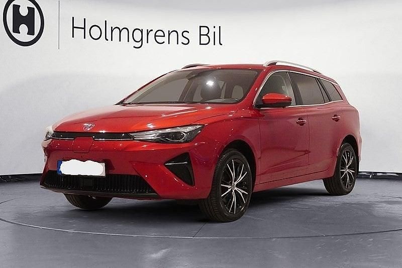 Diamond red Begagnad 2022 MG MG5 EV Luxury Kombi | 209 800 kr (Marknadspris) - Bild 1/4