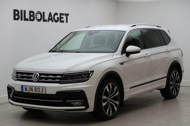 Begagnad VW Tiguan Allspace R-line 200 HK (147 kW) 2018 Vit SUV