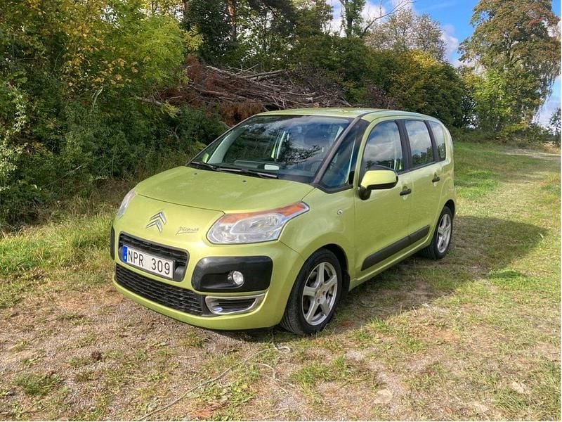 Gul Begagnad 2009 Citroën C3 Picasso Minibuss | 29 900 kr (Lite dyr) - Bild 1/4