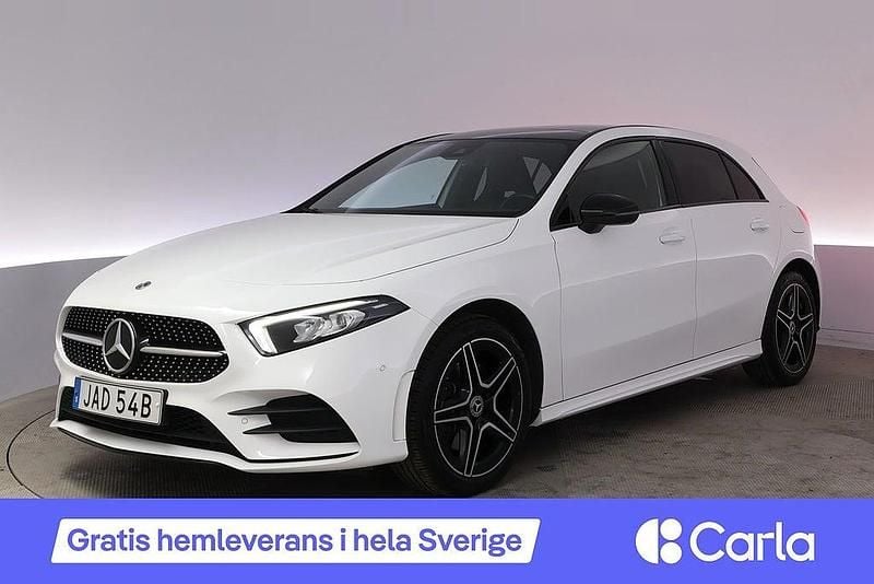 Vit Begagnad 2022 Mercedes A250 AMG Halvkombi | 319 990 kr (Marknadspris) - Bild 1/4