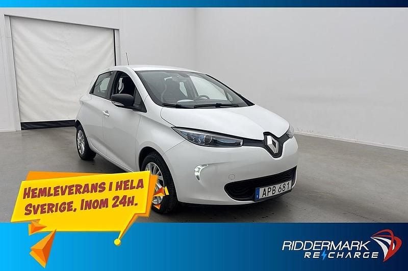 Vit Begagnad 2018 Renault Zoe Halvkombi | 104 800 kr (Marknadspris) - Bild 1/3