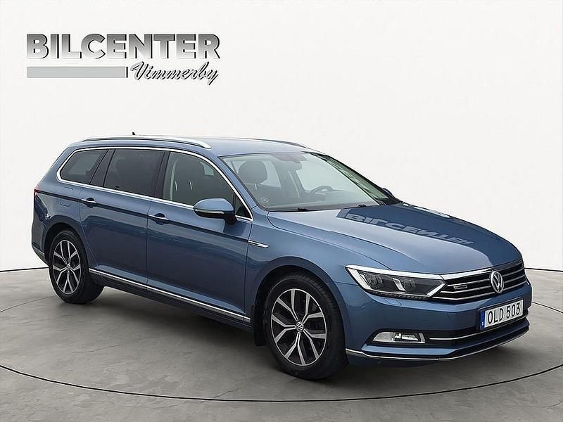Blå Begagnad 2015 VW Passat GT Kombi | 139 500 kr (Marknadspris) - Bild 1/4