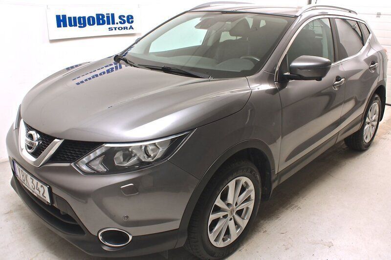 Grå Begagnad 2015 Nissan Qashqai Tekna SUV | 139 500 kr (Lite dyr) - Bild 1/4
