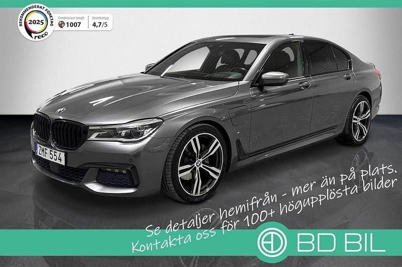 Begagnad BMW 740 M Sport 326 HK (239 kW) 2016 Magellan grå metallic Sedan
