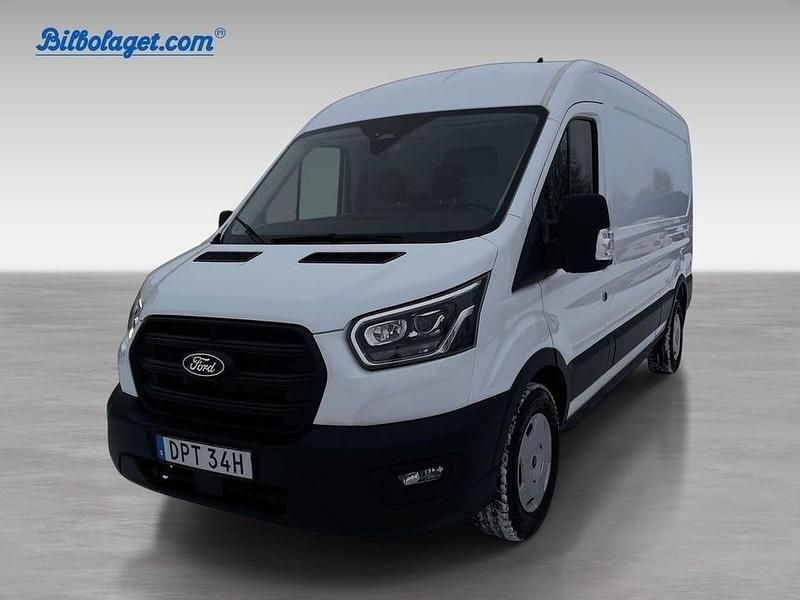 Vit Ny 2025 Ford Transit Trend Pickup | 499 800 kr - Bild 1/4