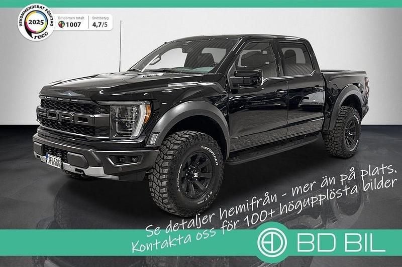 Grå Begagnad 2023 Ford F-150 Raptor Pickup | 1 149 900 kr (Marknadspris) - Bild 1/3