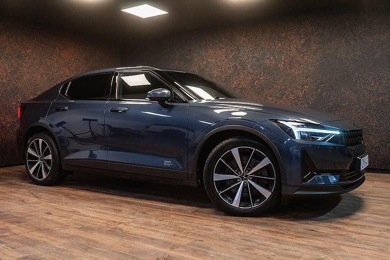 Begagnad Polestar 2 Long Range Single Motor 169 kW (231 HK) 2021 Blå Halvkombi