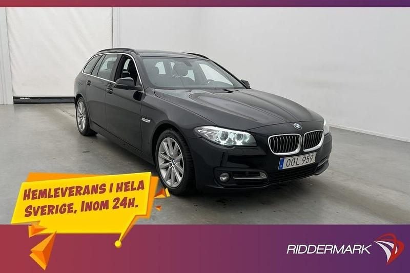 Svart Begagnad 2017 BMW 520 Kombi | 159 800 kr (Superpris) - Bild 1/3
