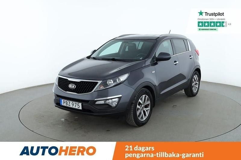 Grå Begagnad 2015 Kia Sportage SUV | 101 000 kr (Marknadspris) - Bild 1/4