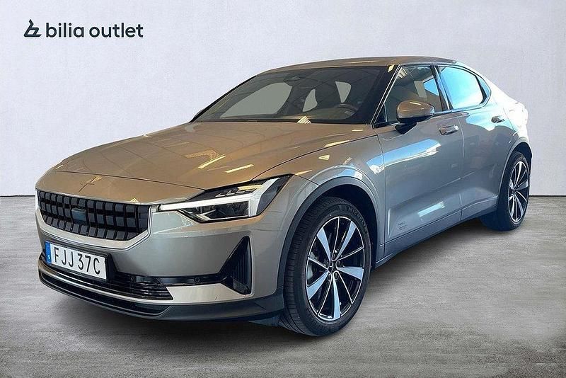 Grå Begagnad 2021 Polestar 2 Long Range Single Motor Halvkombi | 354 900 kr (Marknadspris) - Bild 1/3