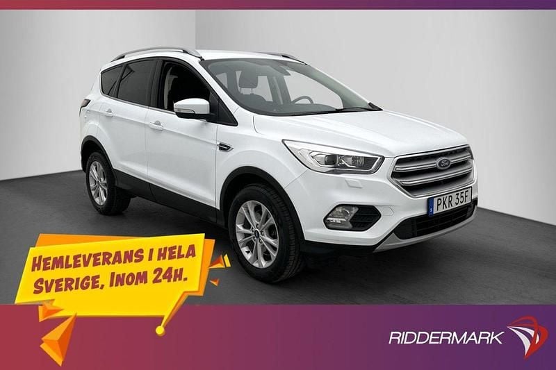 Vit Begagnad 2020 Ford Kuga Titanium SUV | 179 800 kr (Bra pris) - Bild 1/3