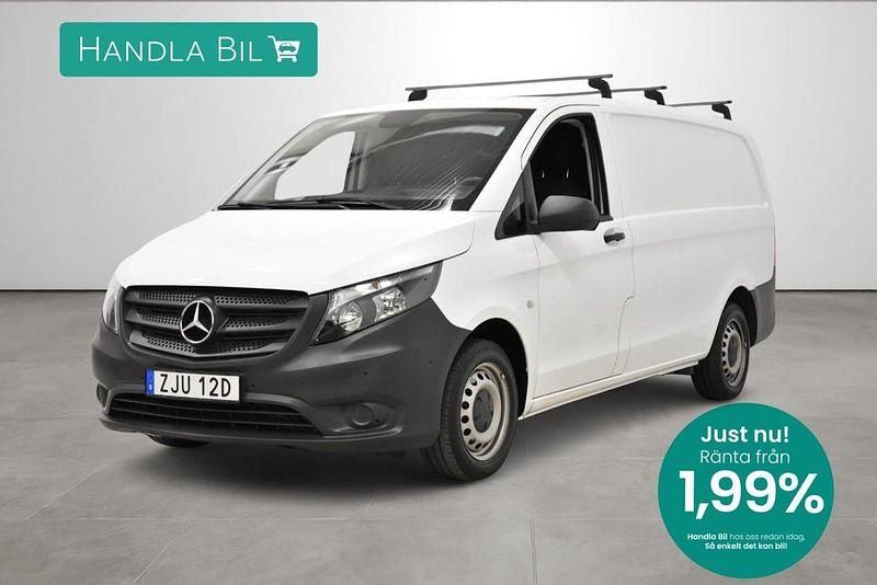 Vit Begagnad 2021 Mercedes Vito Minibuss | 209 900 kr (Bra pris) - Bild 1/3