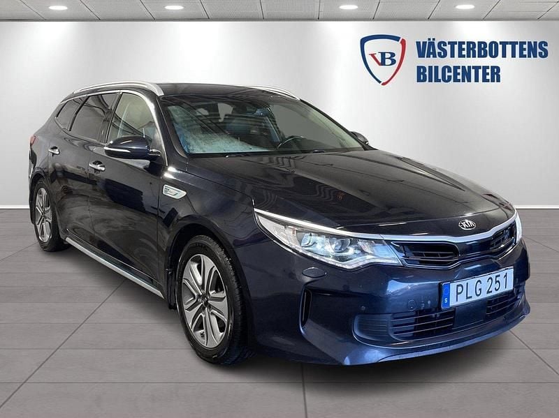 Blå Begagnad 2018 Kia Optima Hybrid Comfort Sedan | 168 000 kr (Marknadspris) - Bild 1/4