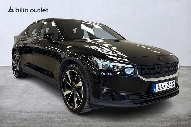 Begagnad Polestar 2 Long Range Dual motor 309 kW (421 HK) 2021 Svart Halvkombi