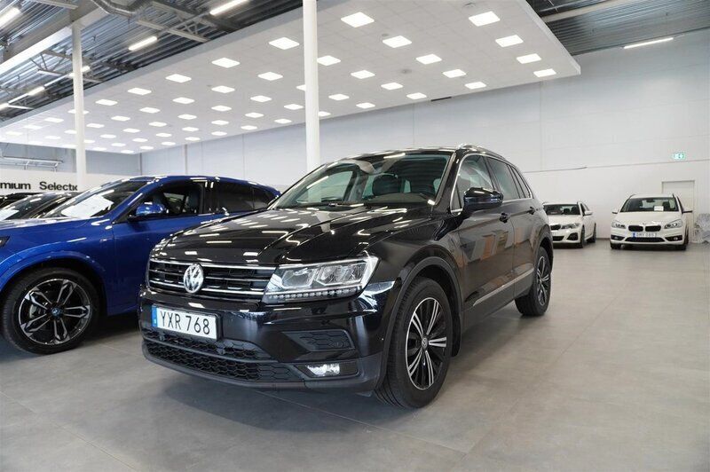 Svart Begagnad 2017 VW Tiguan SUV | 214 900 kr (Marknadspris) - Bild 1/4