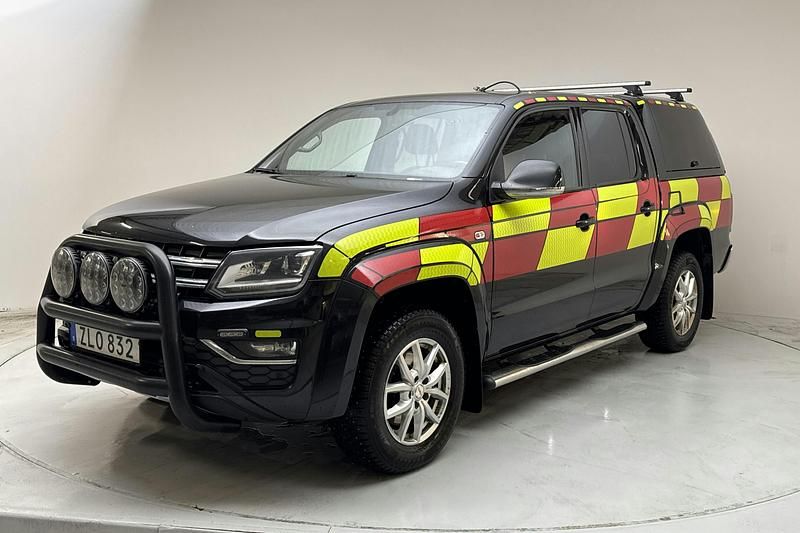 Svart Begagnad 2019 VW Amarok Aventura Pickup | 219 000 kr (Superpris) - Bild 1/4