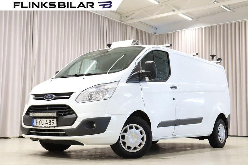 Vit (frozen white) Begagnad 2018 Ford Transit Custom Van | 139 900 kr (Bra pris) - Bild 1/4