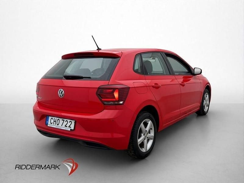 Begagnad VW Polo 95 HK (69 kW) 2020 Röd Halvkombi